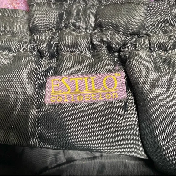 Estilo Collection Vintage Purple Floral Whimsigoth Lace Purse - Picture 6 of 9